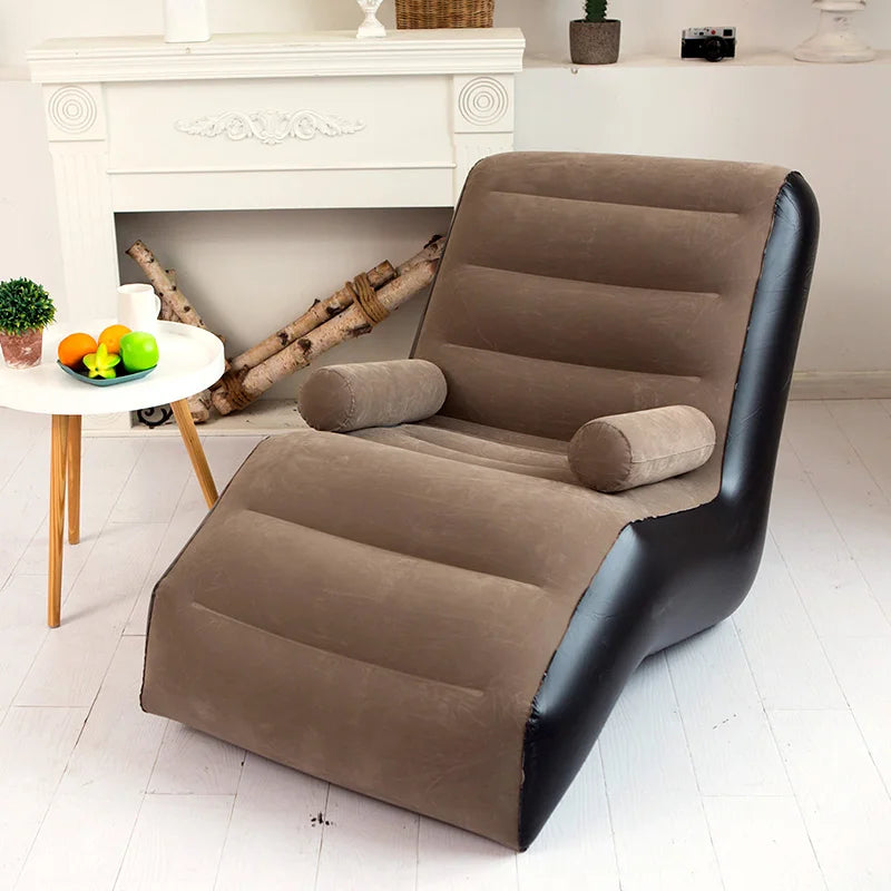 2025 Living Room S Shape Inflatable Sofa Chair Cheap Single Designer Sofa Lazy Divano Home Furniture