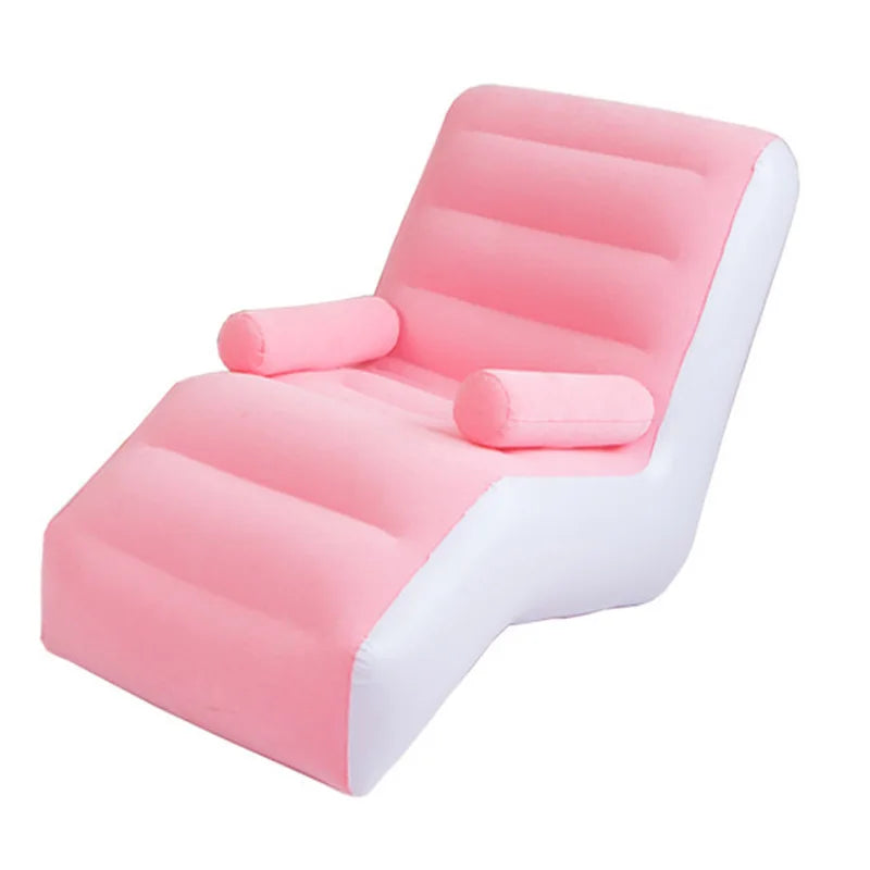 2025 Living Room S Shape Inflatable Sofa Chair Cheap Single Designer Sofa Lazy Divano Home Furniture