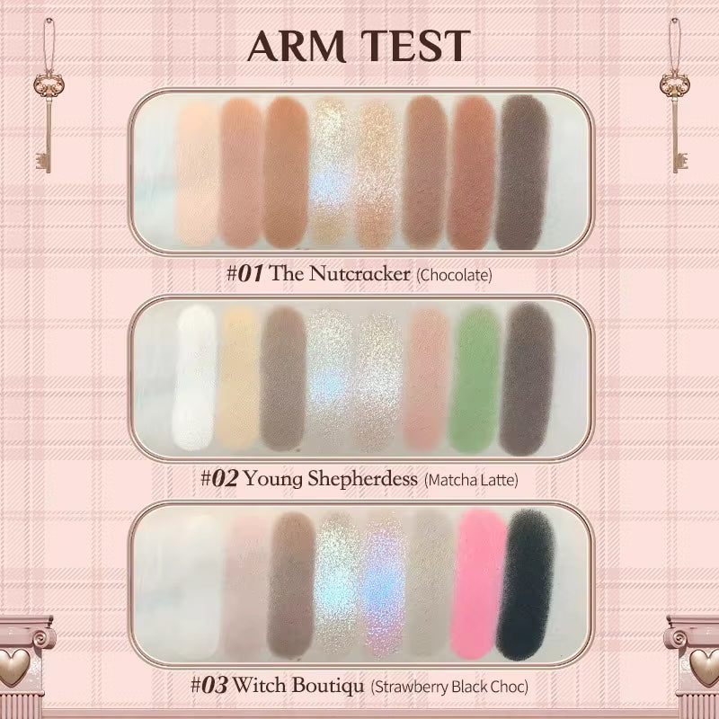 2025 Eyeshadow Palette - Highly Pigmented, Long-Lasting Vegan Formula with Shimmer, Matte, and Glitter Shades, Cruelty-Free