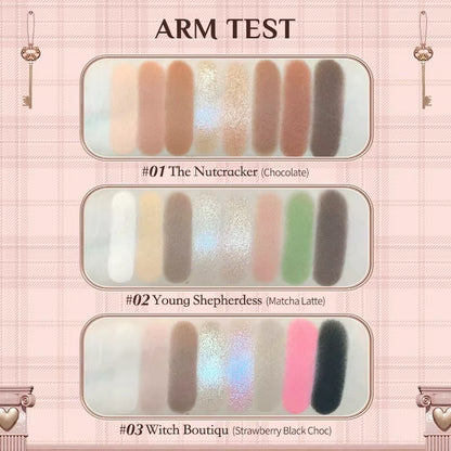 2025 Eyeshadow Palette - Highly Pigmented, Long-Lasting Vegan Formula with Shimmer, Matte, and Glitter Shades, Cruelty-Free