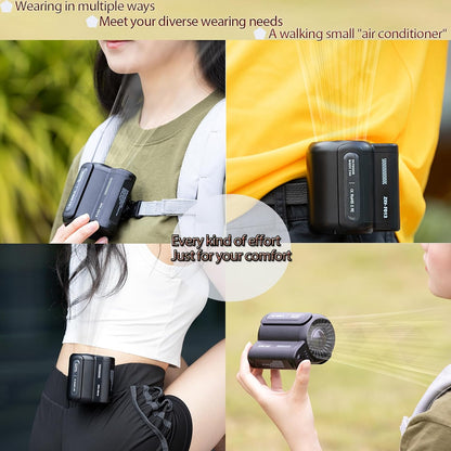 Powerful Portable Waist Clip Fan: Stay Cool Anywhere!