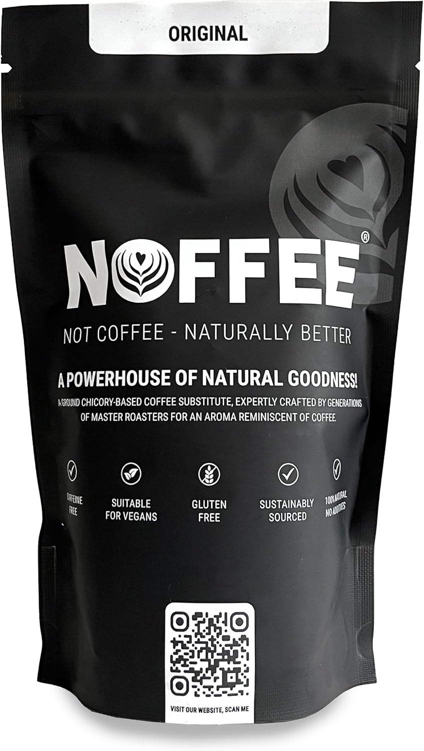 2026 Chicory Coffee Alternative 200G – Caffeine Free Coffee Substitute - Gluten Free, Vegan Chicory Root Drink – Medium to Dark Blend Ground for Versatile Brewing