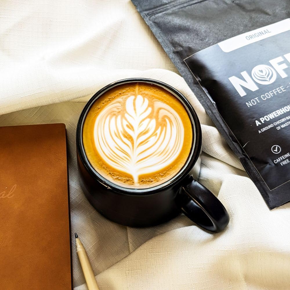 2026 Chicory Coffee Alternative 200G – Caffeine Free Coffee Substitute - Gluten Free, Vegan Chicory Root Drink – Medium to Dark Blend Ground for Versatile Brewing