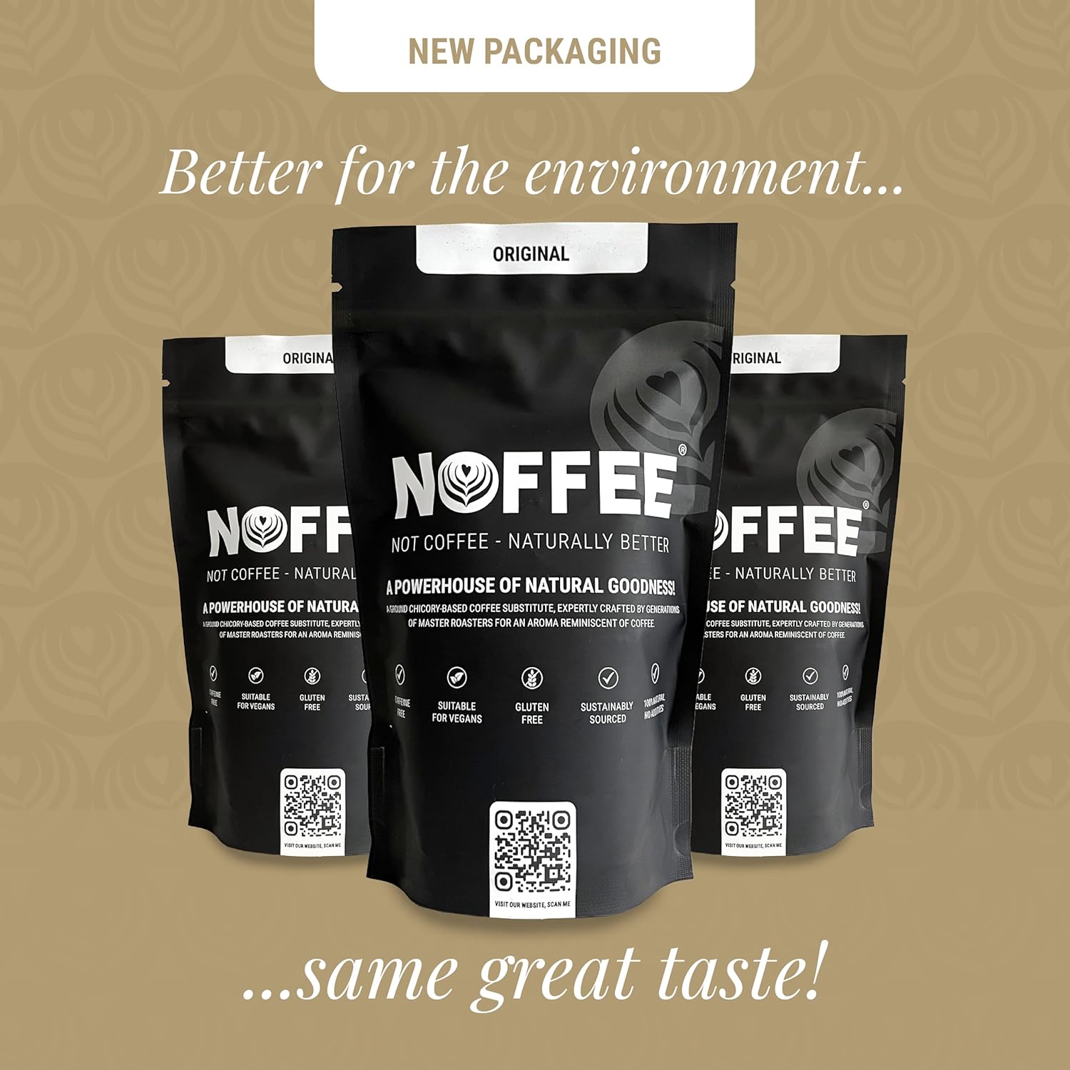 2026 Chicory Coffee Alternative 200G – Caffeine Free Coffee Substitute - Gluten Free, Vegan Chicory Root Drink – Medium to Dark Blend Ground for Versatile Brewing