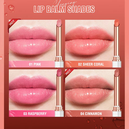 2026 Colour Changing Lip Balm, Vegan and Harmless Lip Balm, Pink Shimmering Lip Balm, Moisturizing and Plumping