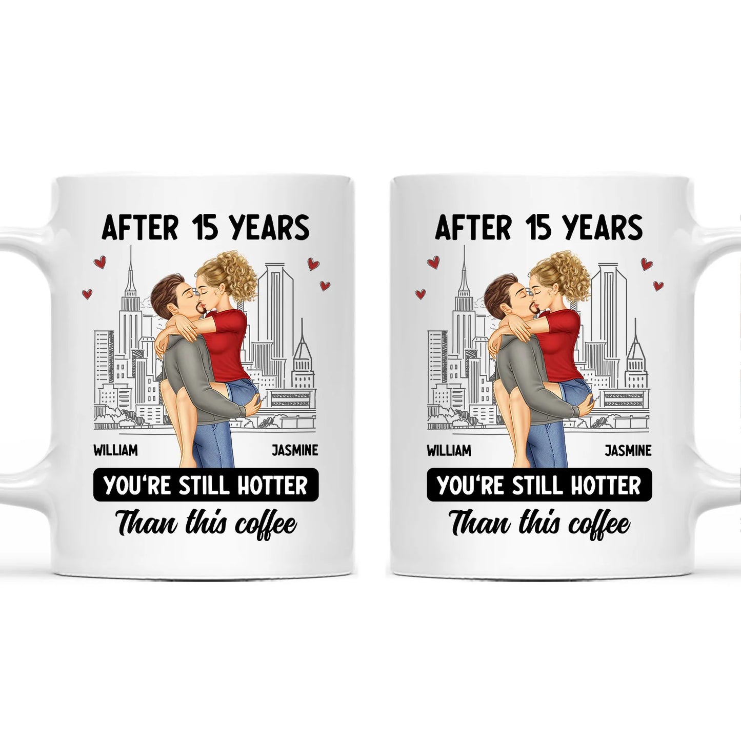 "Love That Grows Stronger Personalized Mug - Perfect Gift"