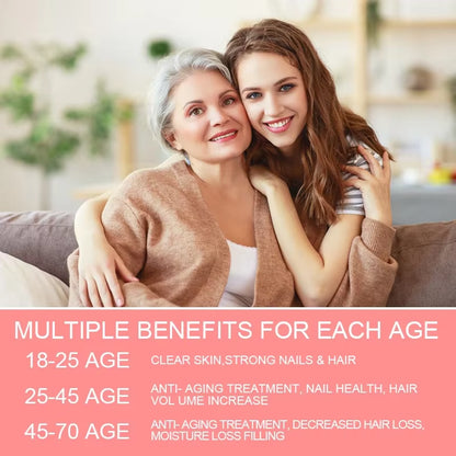 2026 Biotin and Collagen Supplement, Vegan Capsules Non-Gmo, Gluten-Free