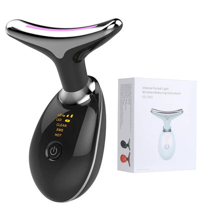 "Advanced Facial Lifting Device with EMS Microcurrent Technology for Skin Tightening, Wrinkle Reduction, and Double Chin Removal - Premium Skin Care Beauty Tool"