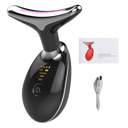 "Advanced Facial Lifting Device with EMS Microcurrent Technology for Skin Tightening, Wrinkle Reduction, and Double Chin Removal - Premium Skin Care Beauty Tool"