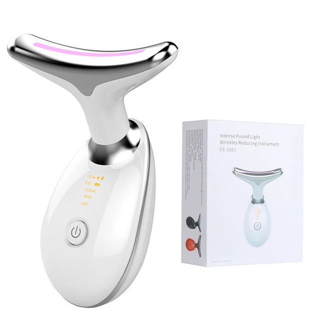 "Advanced Facial Lifting Device with EMS Microcurrent Technology for Skin Tightening, Wrinkle Reduction, and Double Chin Removal - Premium Skin Care Beauty Tool"