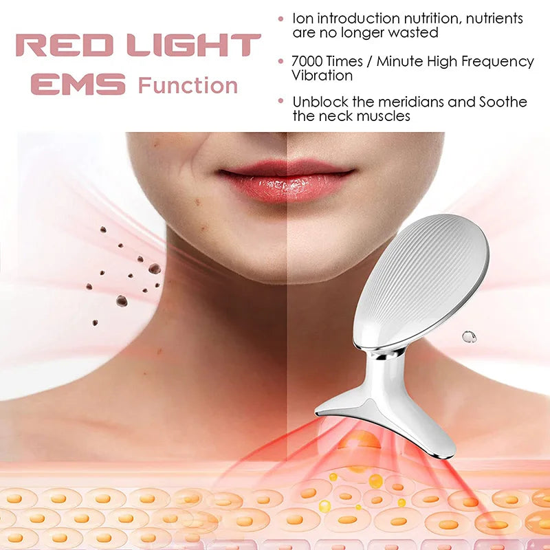 "Advanced Facial Lifting Device with EMS Microcurrent Technology for Skin Tightening, Wrinkle Reduction, and Double Chin Removal - Premium Skin Care Beauty Tool"