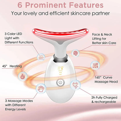 "Advanced Facial Lifting Device with EMS Microcurrent Technology for Skin Tightening, Wrinkle Reduction, and Double Chin Removal - Premium Skin Care Beauty Tool"