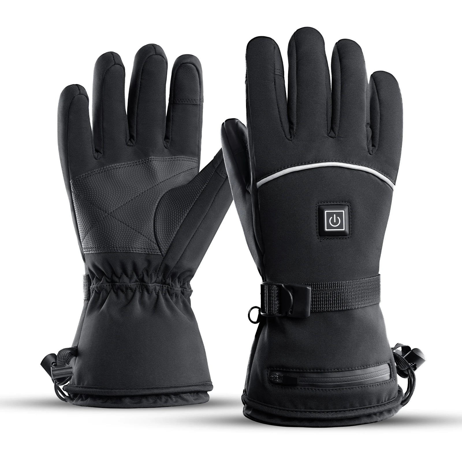 Professional Title: "Premium Waterproof Rechargeable Heated Gloves for Winter Sports and Outdoor Activities"